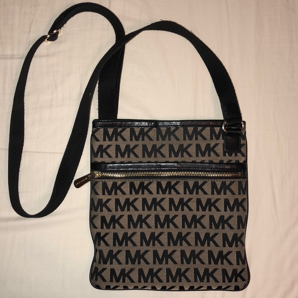 Michael Kors large monogram canvas crossbody